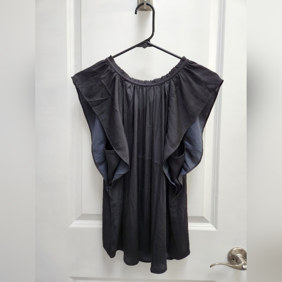 NWT LOFT Women's Black Formal Tee - Picture 1 of 7